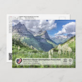 UNESCO WH- Glacier National Park Postcard Postkarte (Vorne/Hinten)