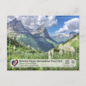 UNESCO WH- Glacier National Park Postcard Postkarte (Vorderseite)