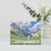 UNESCO WH- Glacier National Park Postcard Postkarte (Stehend Vorderseite)
