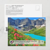 UNESCO WH- Glacier National Park Postkarte (Vorne/Hinten)