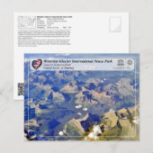 UNESCO WH- Glacier National Park Postkarte (Vorne/Hinten)