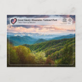 UNESCO WH- Great Smoky Mountains National Park Postkarte (Vorderseite)
