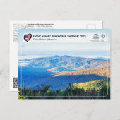 UNESCO WH- Great Smoky Mountains National Park Postkarte (Vorne/Hinten)