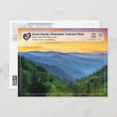UNESCO WH- Great Smoky Mountains National Park Postkarte (Vorne/Hinten)