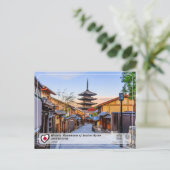 UNESCO WH- Historische Denkmäler des antiken Kyoto Postkarte (Stehend Vorderseite)