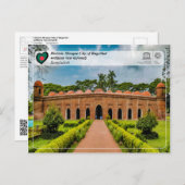 UNESCO WH- Historische Moschee Stadt Bagerhat Postkarte (Vorne/Hinten)