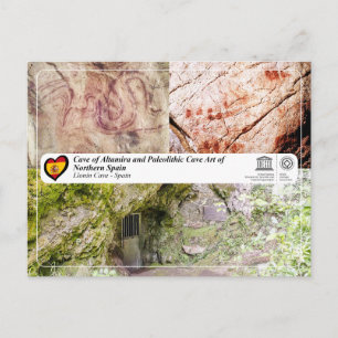 UNESCO WH- Höhle Llonín / Cueva de Llonín Postkarte