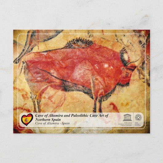 UNESCO WH- Höhle von Altamira / Cueva de Altamira Postkarte (Vorderseite)