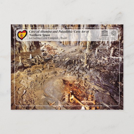 UNESCO WH- Höhlenkomplex La Garma Postkarte (Vorderseite)