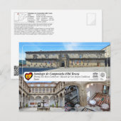 UNESCO WH- Hostal dos Reis Católicos Postkarte (Vorne/Hinten)