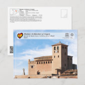 UNESCO WH- Iglesia de Santa Tecla Postkarte (Vorne/Hinten)