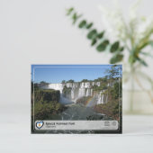 UNESCO WH- Iguazu Nationalpark Postkarte (Stehend Vorderseite)