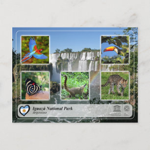 UNESCO WH- Iguazu Nationalpark Postkarte
