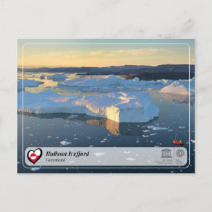 UNESCO WH- Ilulissat Icefjord Postkarte
