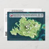 UNESCO WH- Iriomote Island - 西 表 島 Postkarte (Vorne/Hinten)