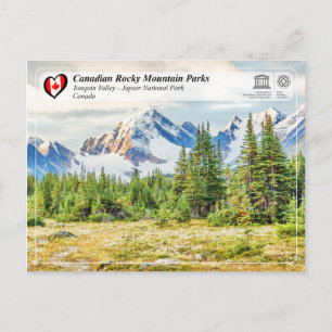 UNESCO WH- Jasper-Nationalpark Postkarte