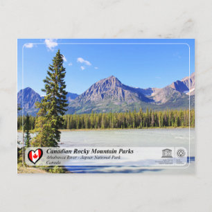 UNESCO WH- Jasper-Nationalpark Postkarte