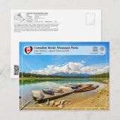 UNESCO WH- Jasper-Nationalpark Postkarte (Vorne/Hinten)