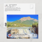 UNESCO WH- Jasper-Nationalpark Postkarte (Vorne/Hinten)