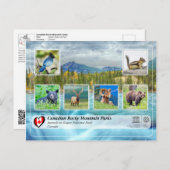 UNESCO WH- Jasper-Nationalpark Postkarte (Vorne/Hinten)