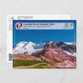 UNESCO WH- Jasper-Nationalpark Postkarte (Vorne/Hinten)