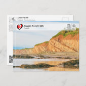 UNESCO WH- Joggins Fossil Cliffs Postkarte (Vorne/Hinten)