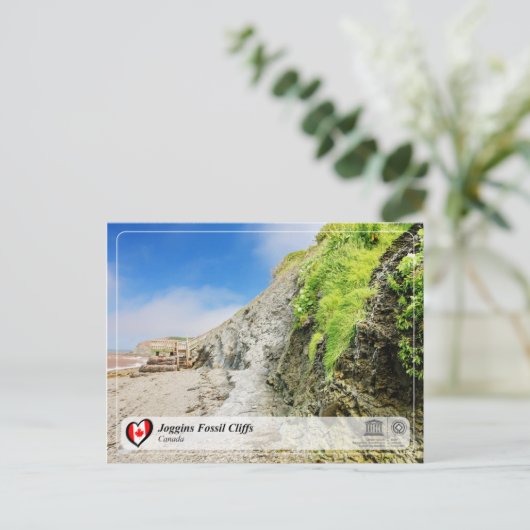 UNESCO WH- Joggins Fossil Cliffs Postkarte (Stehend Vorderseite)