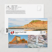 UNESCO WH- Joggins Fossil Cliffs Postkarte (Vorne/Hinten)