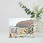 UNESCO WH- Joggins Fossil Cliffs Postkarte (Stehend Vorderseite)