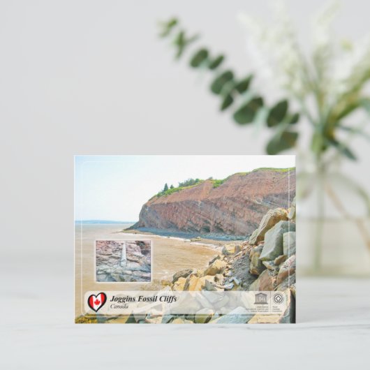 UNESCO WH- Joggins Fossil Cliffs Postkarte (Stehend Vorderseite)