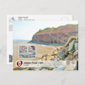 UNESCO WH- Joggins Fossil Cliffs Postkarte (Vorne/Hinten)