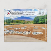 UNESCO WH- Jomon - Omori Katsuyama Stone Circle Postkarte (Vorderseite)