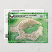 UNESCO WH- Jomon Sites - Komakino Stone Circle Postkarte (Vorne/Hinten)