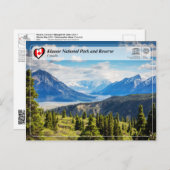 UNESCO WH- Kluane Nationalpark und Reservat Postkarte (Vorne/Hinten)