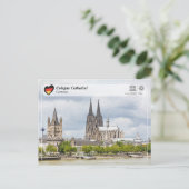 UNESCO WH- Kölner Dom Postkarte (Stehend Vorderseite)