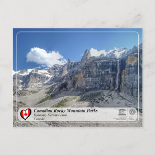 UNESCO WH- Kootenay Nationalpark Postkarte