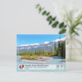 UNESCO WH- Kootenay Nationalpark Postkarte (Stehend Vorderseite)