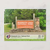 UNESCO WH- Mammoth Cave National Park Postkarte (Vorderseite)