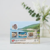 UNESCO WH- Miguasha Nationalpark Postkarte (Stehend Vorderseite)