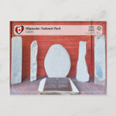 UNESCO WH- Miguasha Nationalpark Postkarte (Vorderseite)