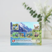 UNESCO WH- Monte Assiniboine Provincial Park Postkarte (Stehend Vorderseite)