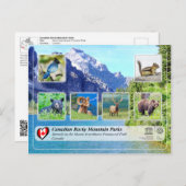 UNESCO WH- Monte Assiniboine Provincial Park Postkarte (Vorne/Hinten)