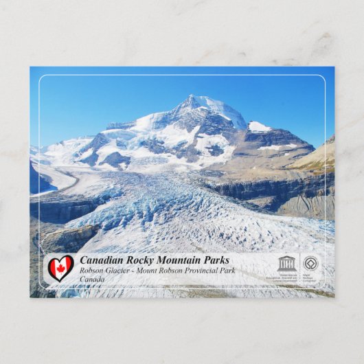 UNESCO WH- Mount Robson Provincial Park Postkarte (Vorderseite)