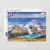 UNESCO WH- Mount Robson Provincial Park Postkarte (Vorne/Hinten)