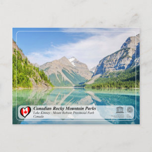 UNESCO WH- Mount Robson Provincial Park Postkarte