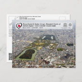 UNESCO WH- Mozu Tumbs - 百 舌 鳥 古 墳 群 Postkarte (Vorne/Hinten)