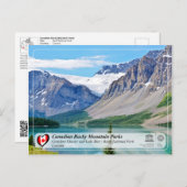 UNESCO WH- Nationalpark Banff Postkarte (Vorne/Hinten)