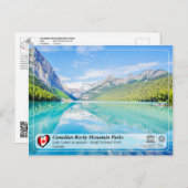 UNESCO WH- Nationalpark Banff Postkarte (Vorne/Hinten)