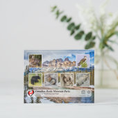 UNESCO WH- Nationalpark Banff Postkarte (Stehend Vorderseite)