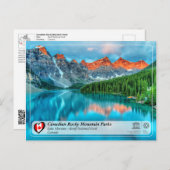 UNESCO WH- Nationalpark Banff Postkarte (Vorne/Hinten)